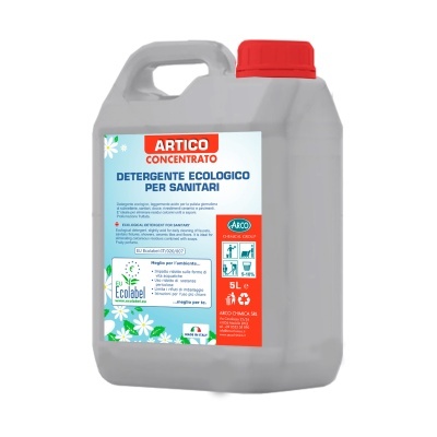 Frasco de detergente ecológico ARTICO CONCENTRATO para sanitários 5 litros