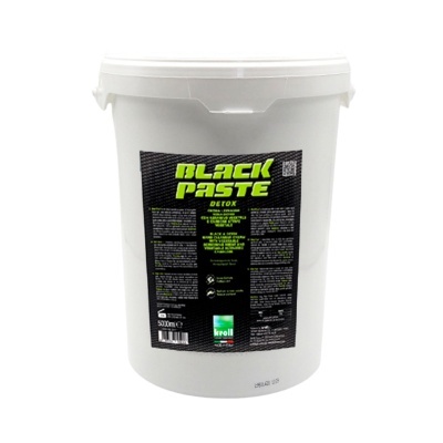 Recipiente branco plástico com Black Paste Detox Kroll 5000 ml