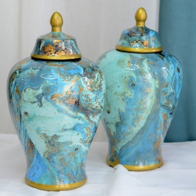 Conjunto de Potes Decorativos