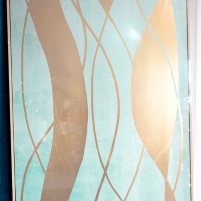 Tela  Tema " Curvas Douradas"