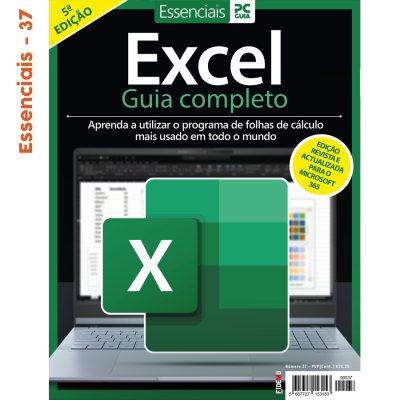 Capa da revista Essenciais PC Guia Excel edição 37