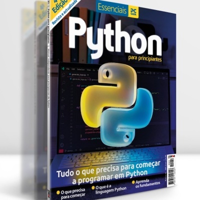 Capa da revista Python para principiantes, 4ª Edição