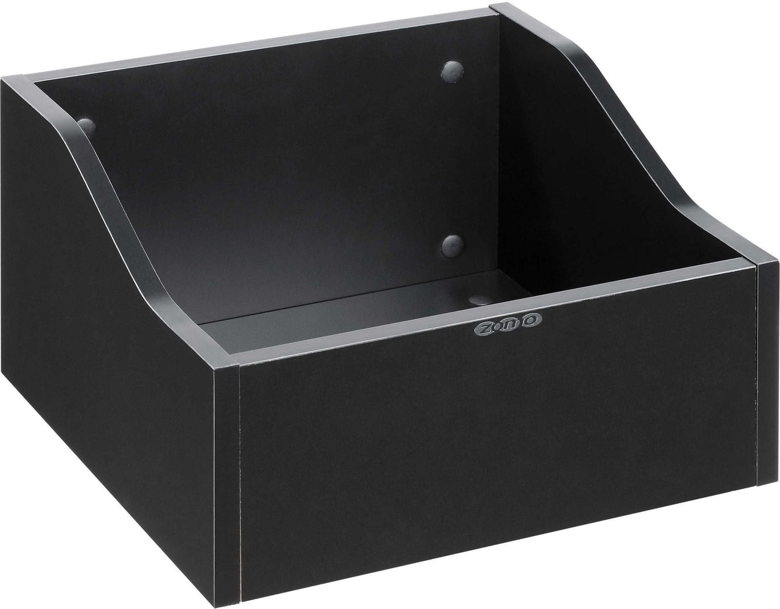 Zomo VS-Box Caixa organizadora preta de madeira com logótipo Zin D