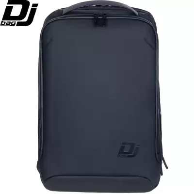 Mochila preta com logótipo DJ bag