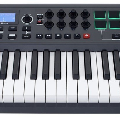 Teclado controlador MIDI Novation Impulse 25 teclas com pads e botões