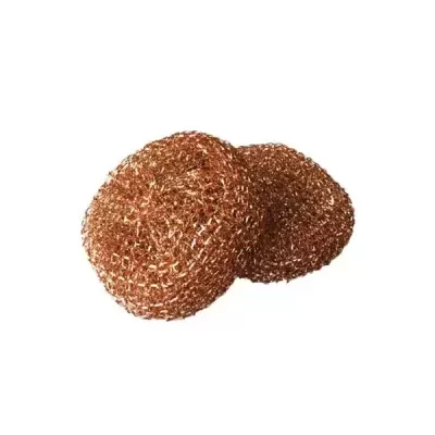 Esponjas de malha metálica cobre para limpeza
