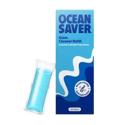 Recarga para limpa vidros Ocean Saver com cápsula azul