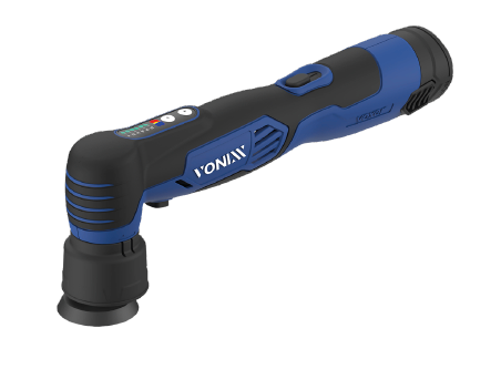 Martelo de percussão azul e preto VONIXX com punho ergonómico e controlo LED