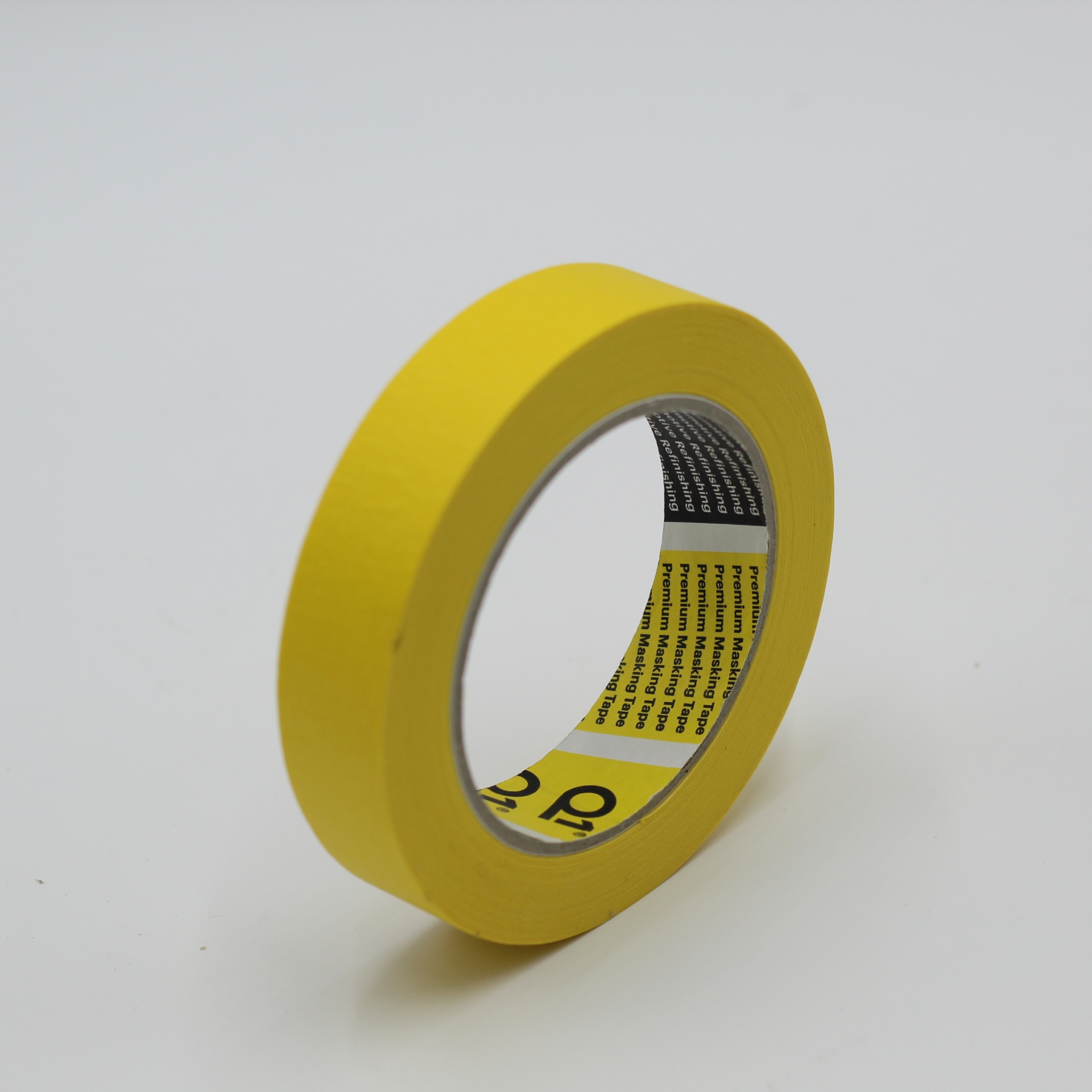 Rolo de fita adesiva amarela