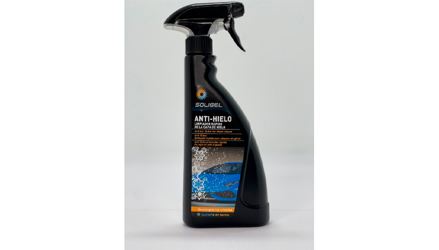 Frasco spray preto de anticongelante multiusos SOLIDEZ