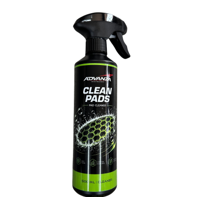 Frasco de spray preto e verde Limpa Pads Advanza 500 ml