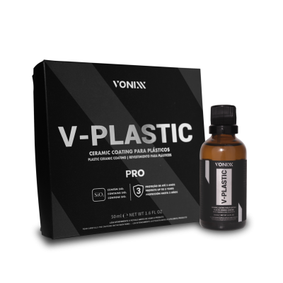 Embalagem e frasco do revestimento cerâmico V-PLASTIC da Vonixx para plásticos