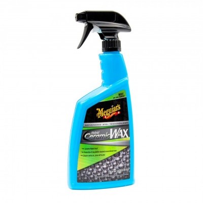 Frasco de spray azul Meguiar's Hybrid Ceramic WAX