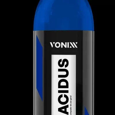 Frasco spray ACIDUS FAST limpador ácido 500ml transparente e azul