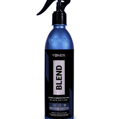 Frasco azul de spray cerâmico Vonixx Blend Black Edition