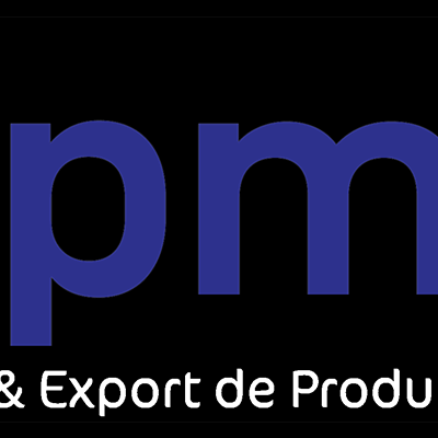 Logótipo com pulverizador branco e texto Import & Export de Produtos Auto em fundo preto