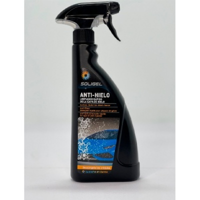 Frasco spray preto de anticongelante multiusos SOLIDEZ