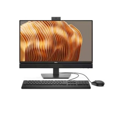 Computador de secretária Dell com teclado e rato pretos