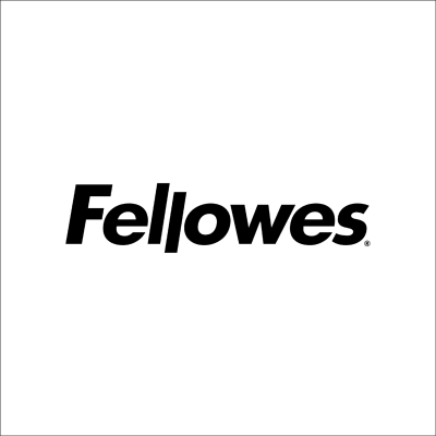 Logotipo da marca Fellowes em preto sobre branco