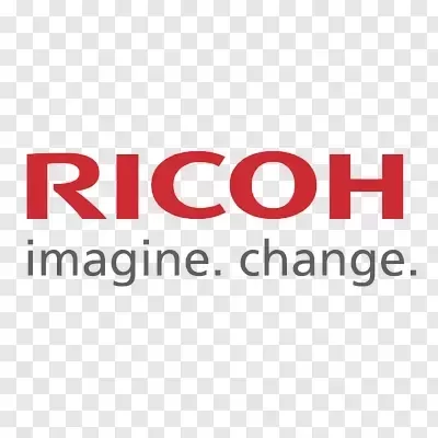Logótipo Ricoh com texto imagine. change.