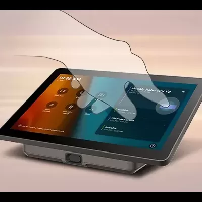 Dispositivo táctil digital com ecrã a cores e interface gráfica