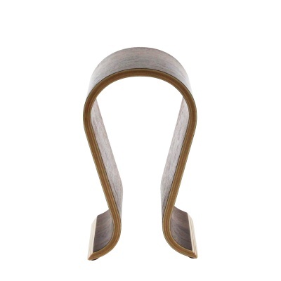 Suporte arqueado em madeira curvada castanha