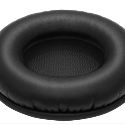 Almofada preta para auricular de auscultadores