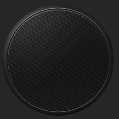 Coluna redonda preta com malha texturizada