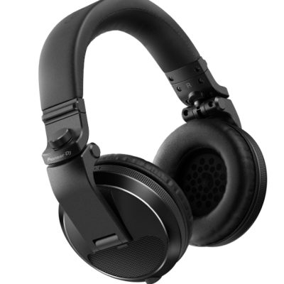Auriculares DJ Pioneer DJ pretos com almofadas confortáveis