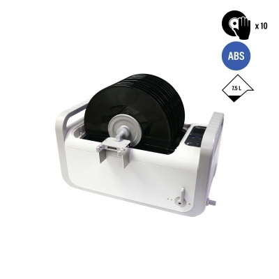 Máquina secadora automática para cápsulas de café branca com cápsulas negras