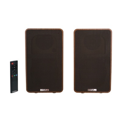 Par de colunas de som com comando à distância