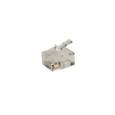 Conector RJ45 transparente para cabo de rede