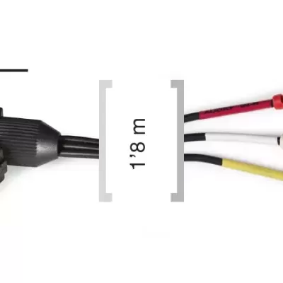Cabo SCART para RCA com 1,8 m