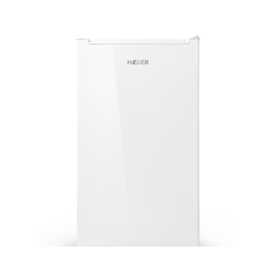 Frigorífico compacto branco com a marca HÆGER