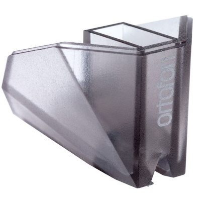 Suporte de agulha para gira-discos Ortolof em plástico cinzento translúcido