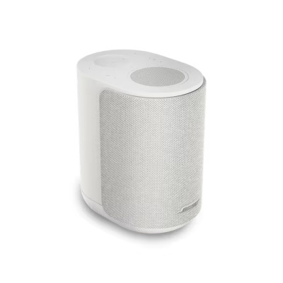 Coluna de som portátil Bose cinza e branca