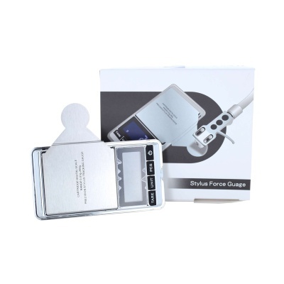 Medidor de força de agulha metálico com visor e embalagem