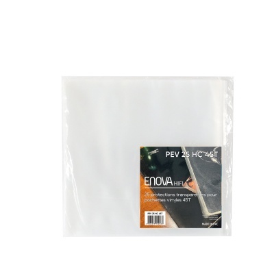 Pacote de proteções transparentes para pochetes vinyle da ENOVA HIFI