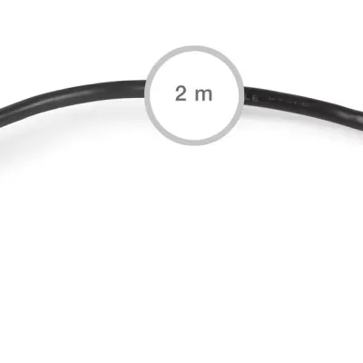 Cabo adaptador XLR 2 metros com conectores metálicos