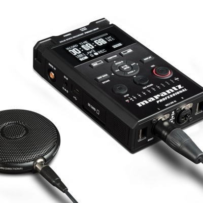 Gravador portátil Marantz Professional PMD 706 com microfone