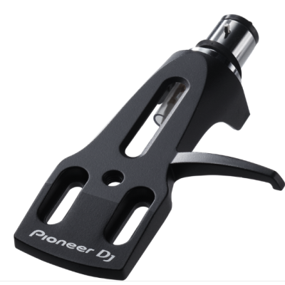 Cabeça para gira-discos preta Pioneer DJ com conexão metálica