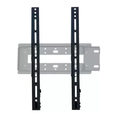 Suporte de parede preto para TV em metal