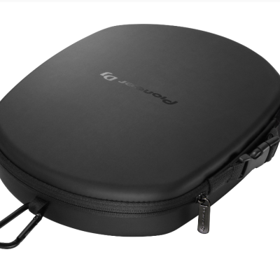 Estojo de transporte rígido preto Pioneer DJ com fecho