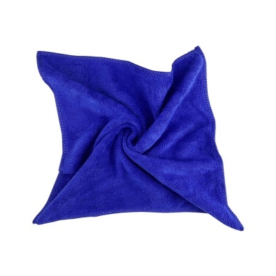Pano azul de microfibra com textura macia