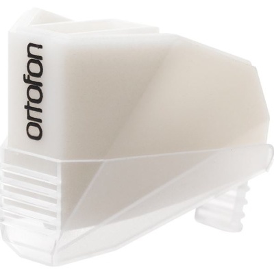 agulha para toca-discos Ortofon branca com caixa protetora