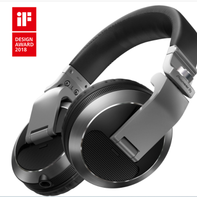 Auriculares Pioneer DJ com fones almofadados e selo iF Design Award 2018