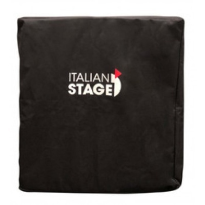 Capa protetora preta com logotipo ITALIAN STAGE