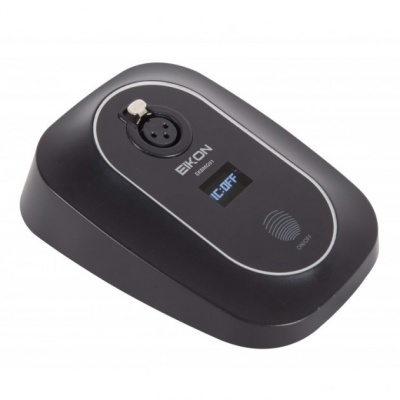 Unidade base preta EIKON com conector de 3 pinos e visor digital