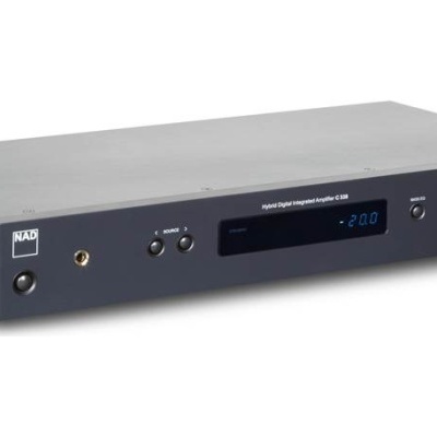 Aparato eletrônico NAIM DAC V1 preto com visor digital