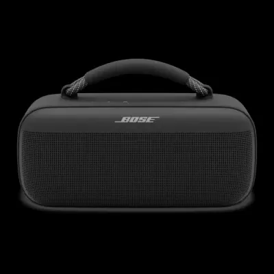 Coluna portátil preta da BOSE com alça